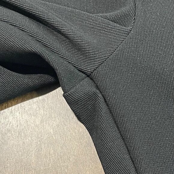 Zara High Rise Ribbed Leggings Women's Size XL Front Slit Elastic Waist Workwear - Picture 9 of 10